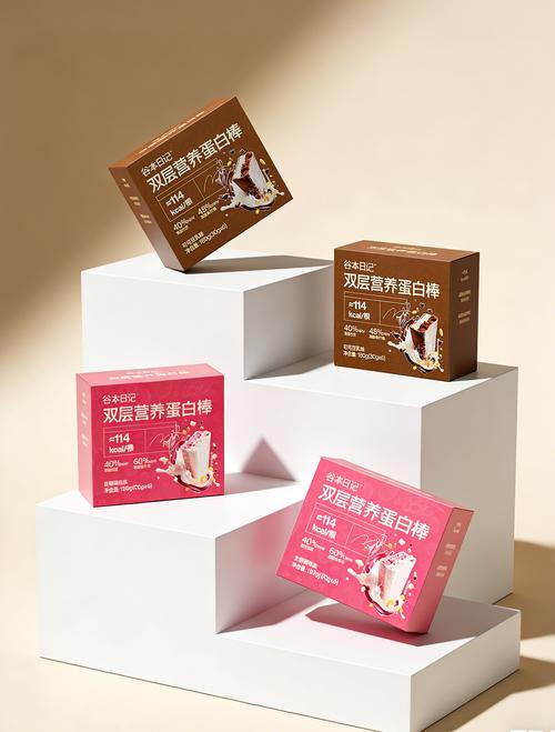 谷本日記營養(yǎng)雙層蛋白棒 休閑零食包裝設(shè)計(jì)的輕盈哲學(xué)與營養(yǎng)美學(xué)